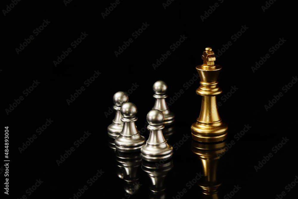 Strategic concept chess board game. planning and decision making business leader concept. Strategic concept chess board game. planning and decision making business leader concept.