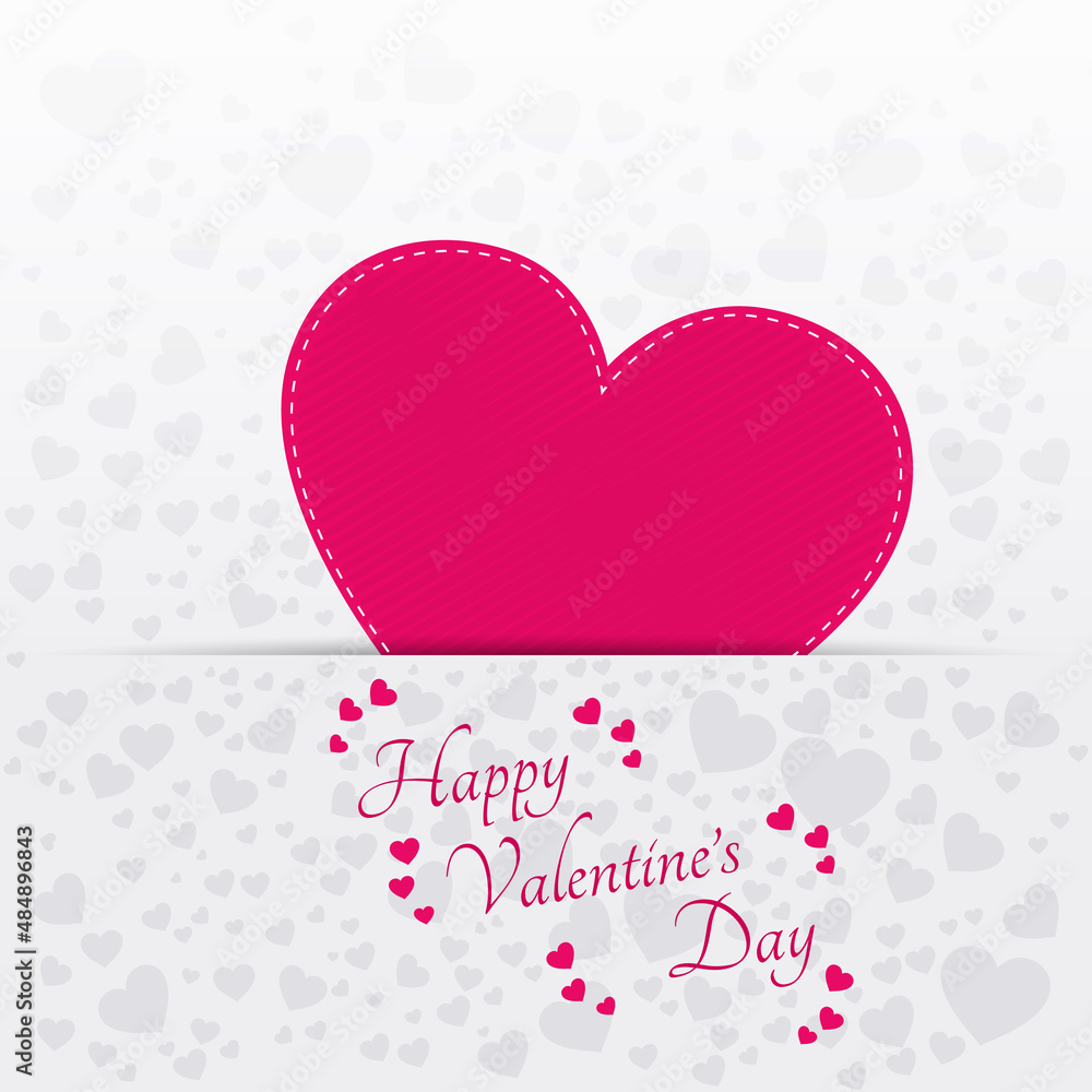vector greeting card valentine day