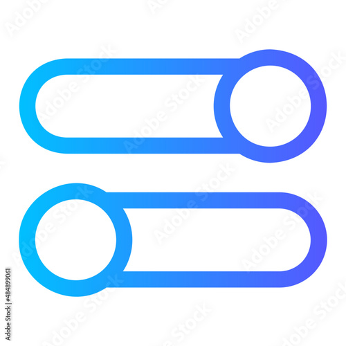 toggle gradient icon