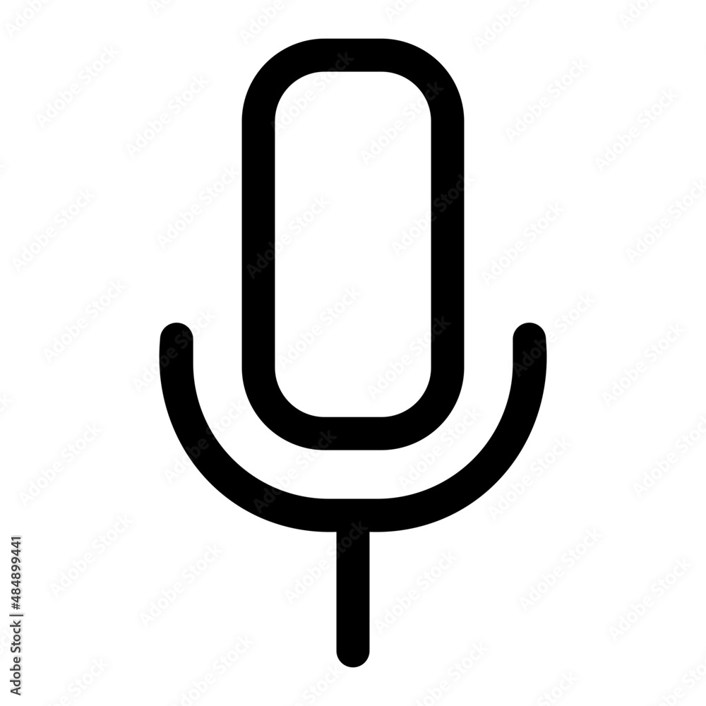 microphone line icon microphone line icon