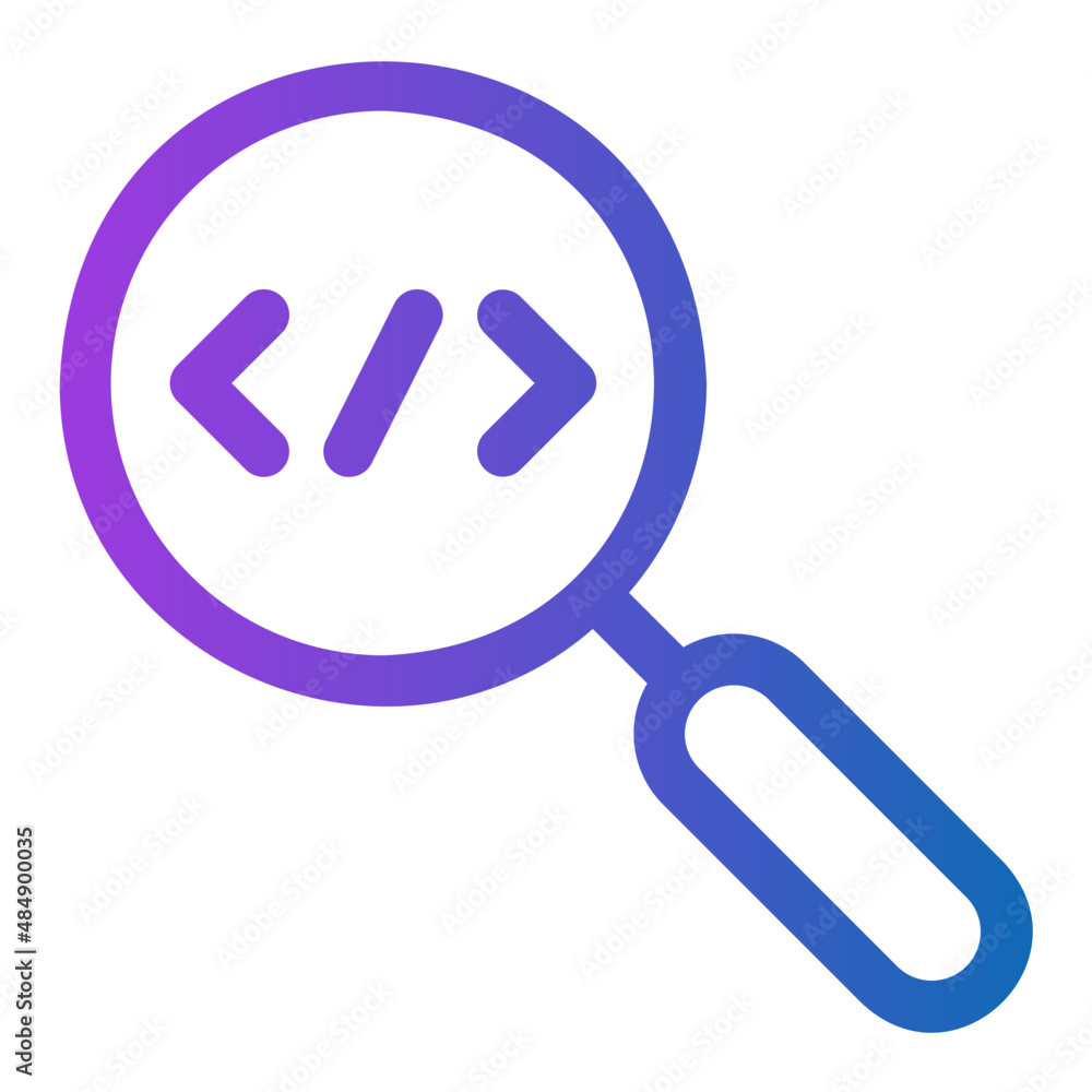 code gradient icon code gradient icon