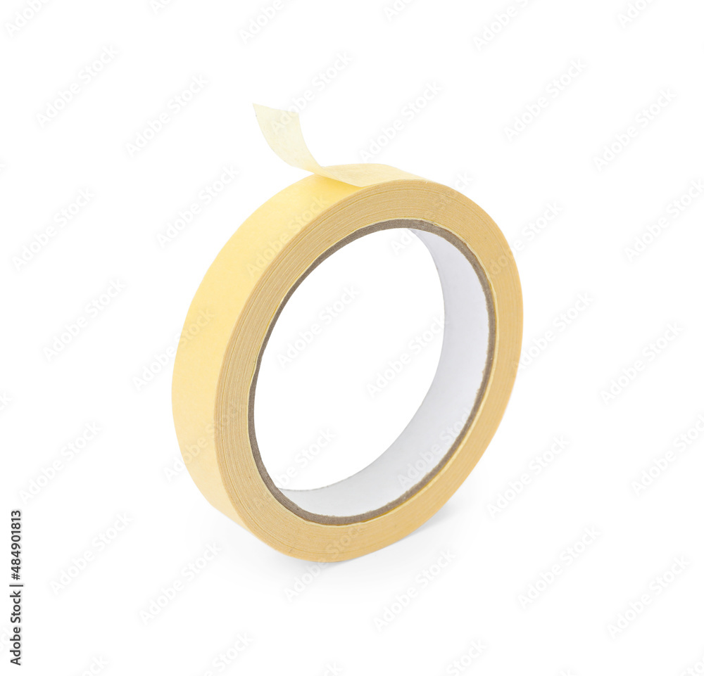 Roll of adhesive tape isolated on white Roll of adhesive tape isolated on white