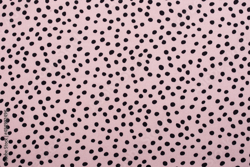 pink polka dots