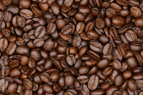full frame coffee beans background