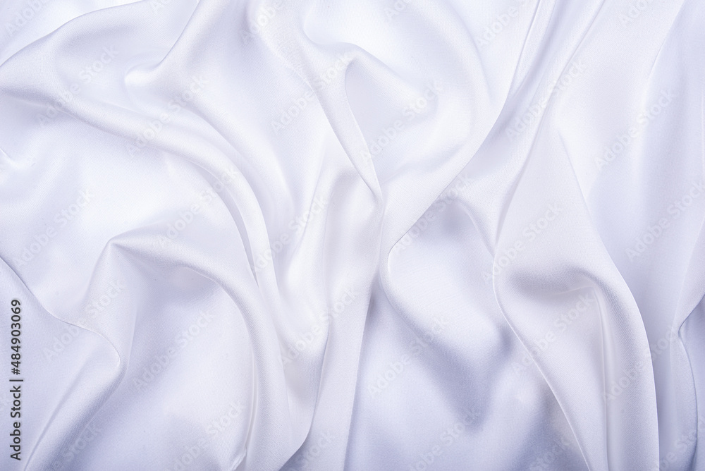 white silk background