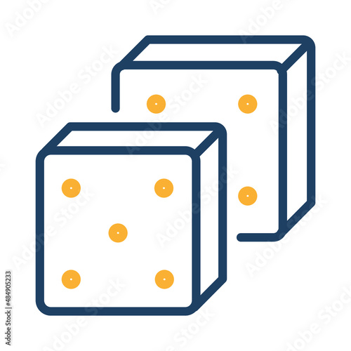 dice Casino Isolated Vector icon which can easily modify or edit

