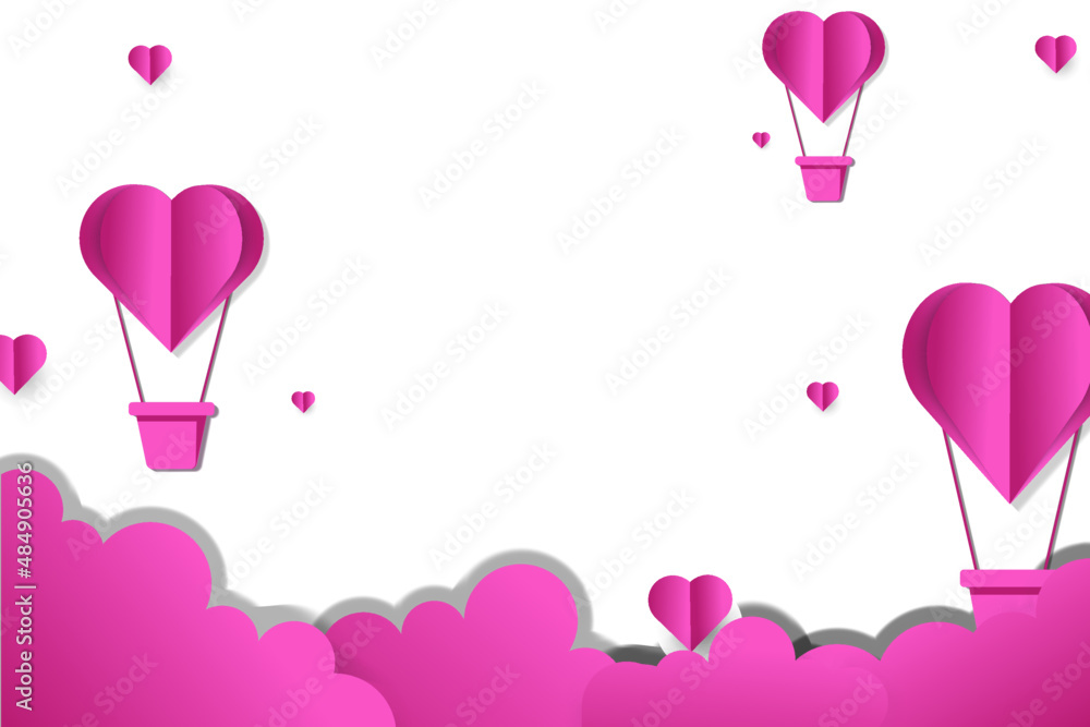 pink balloon with heart