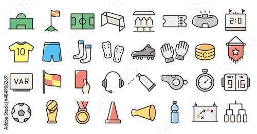 Football,Soccer icon set