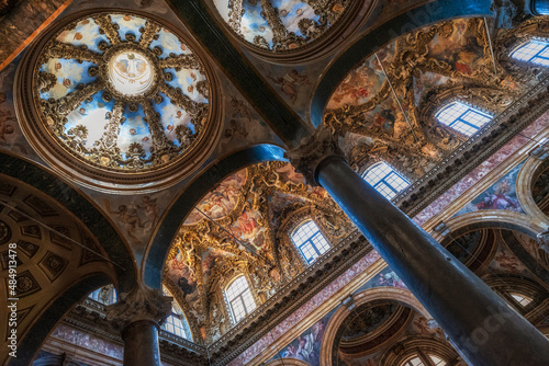 L'interno della chiesa di San Giuseppe dei Padri Teatini, città di Palermo IT