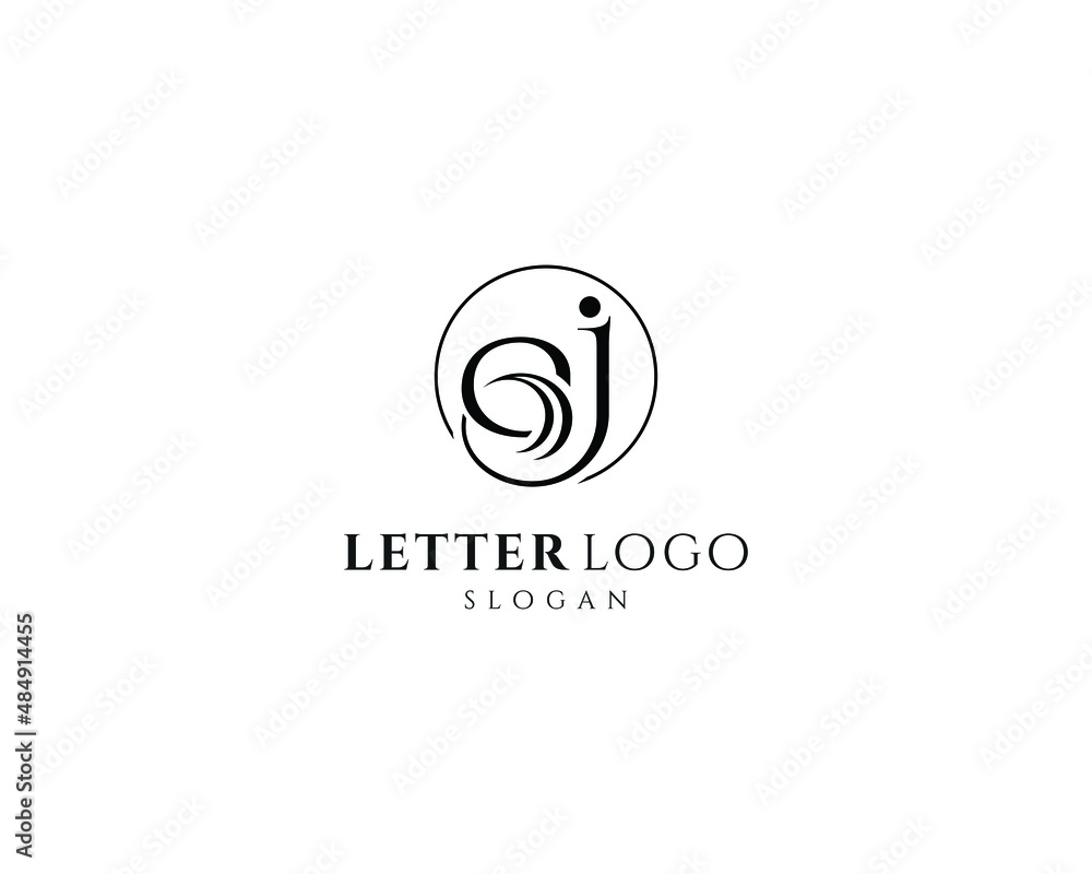 Abstract Q J letter logo-Q J vector logo design Abstract Q J letter logo-Q J vector logo design