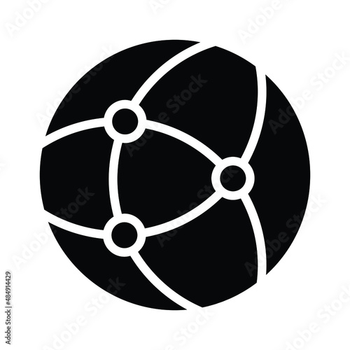 web network Isolated Vector icon which can easily modify or edit  