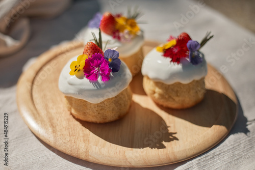 Wallpaper Mural Homemade Milk cream cake delicious Torontodigital.ca