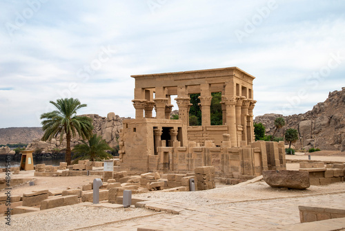 Philae Temple of ISIS on Agilkia Island in Lake Nasser, Aswan, Egypt