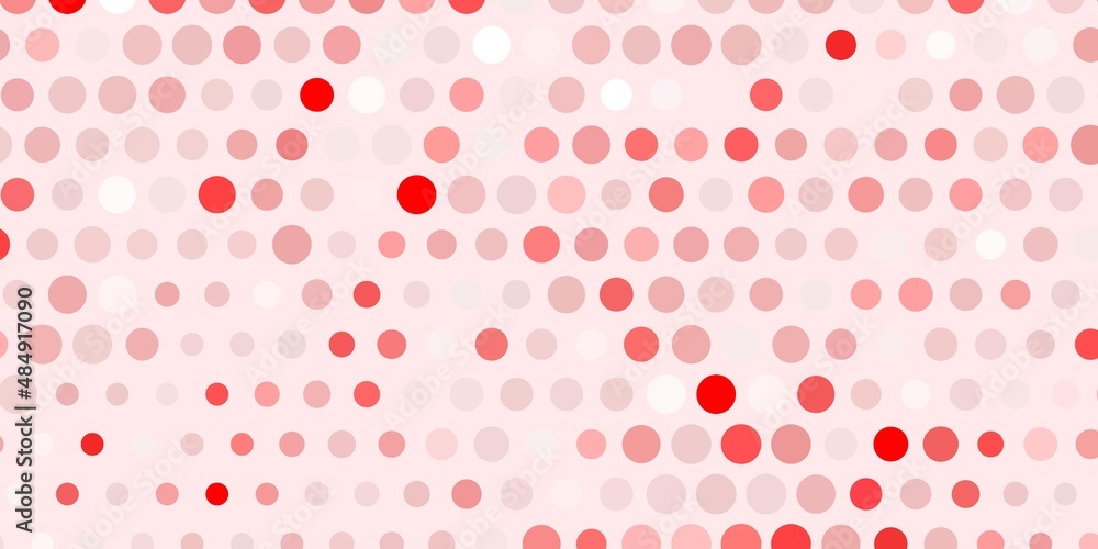 Light red vector layout with circle shapes. Light red vector layout with circle shapes.