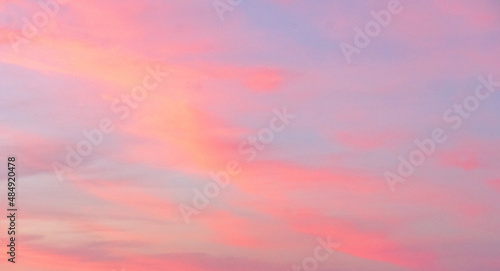 Sunset sky for background or sunrise and cloud in the evening.