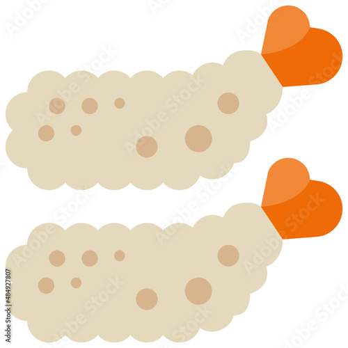 tempura flat icon