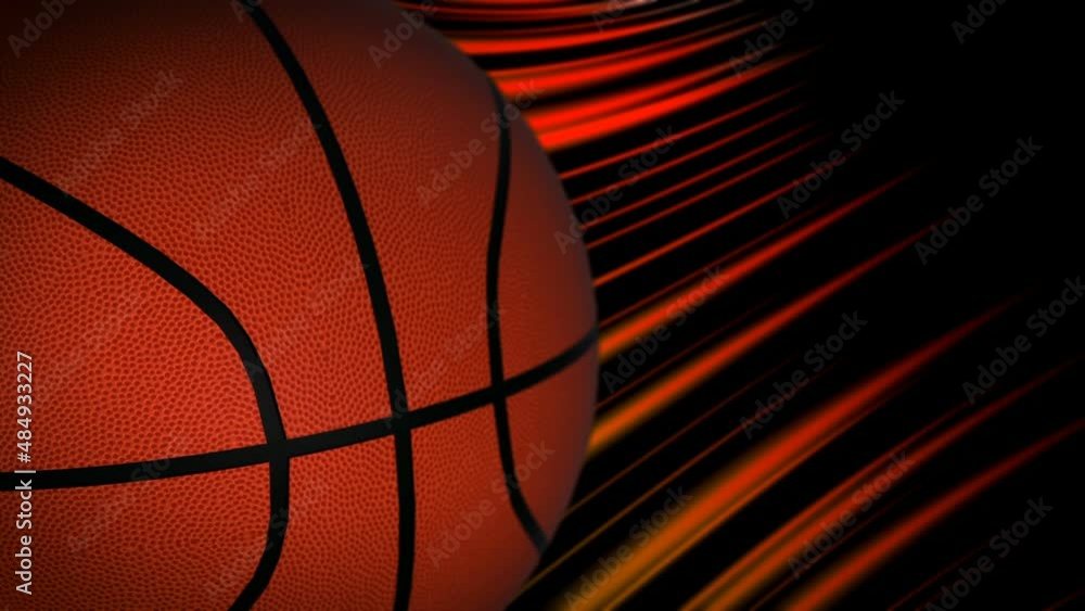 Basketball Ball.This is a motion stock graphic that shows the spinning of a basketbal ball. Basketball Ball.This is a motion stock graphic that shows the spinning of a basketbal ball.