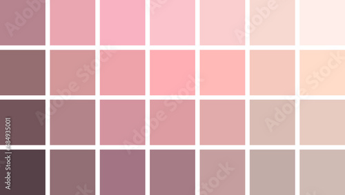 Vector illustration with skin tones palette