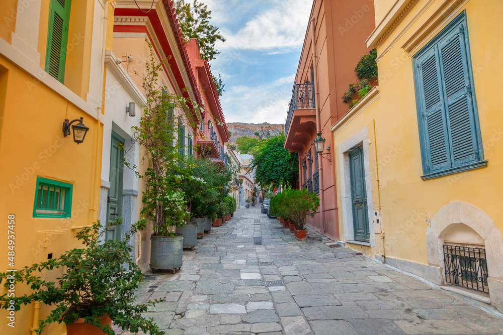 Street view of Athens