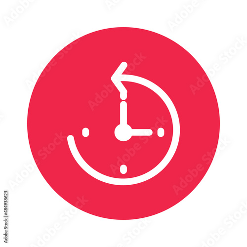 time restore Isolated Vector icon which can easily modify or edit

