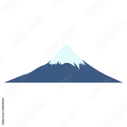 clip art of Fuji mount with cartoon design © Terd486