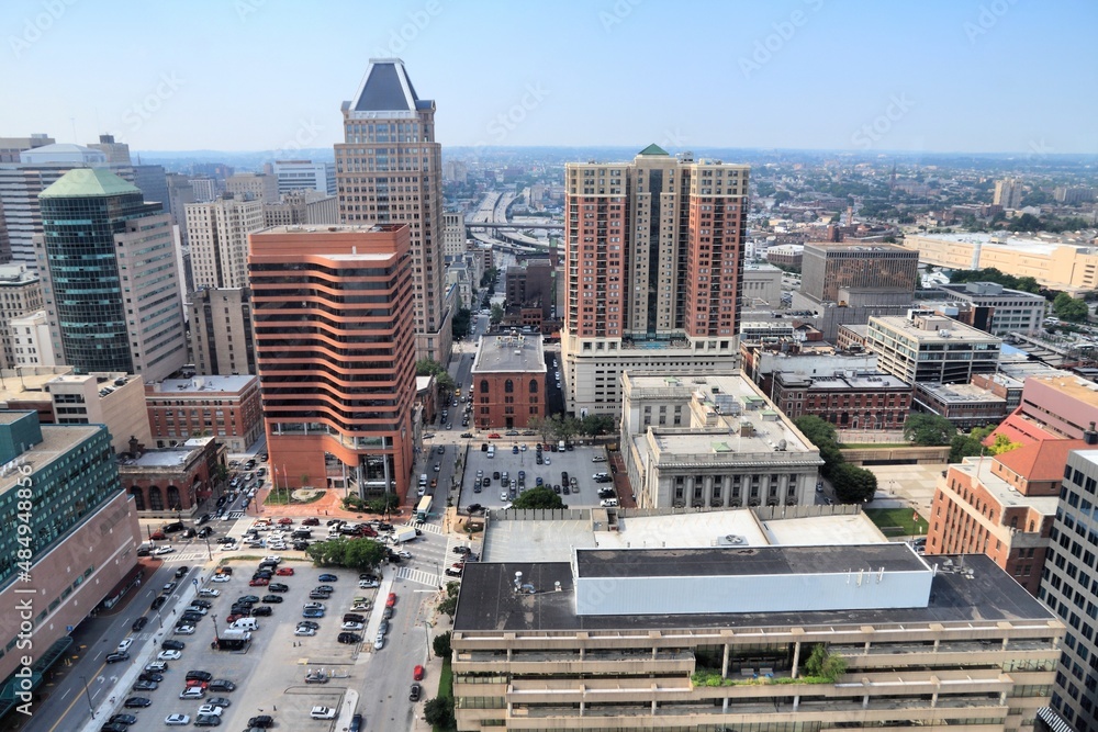 Obraz premium Baltimore city skyline