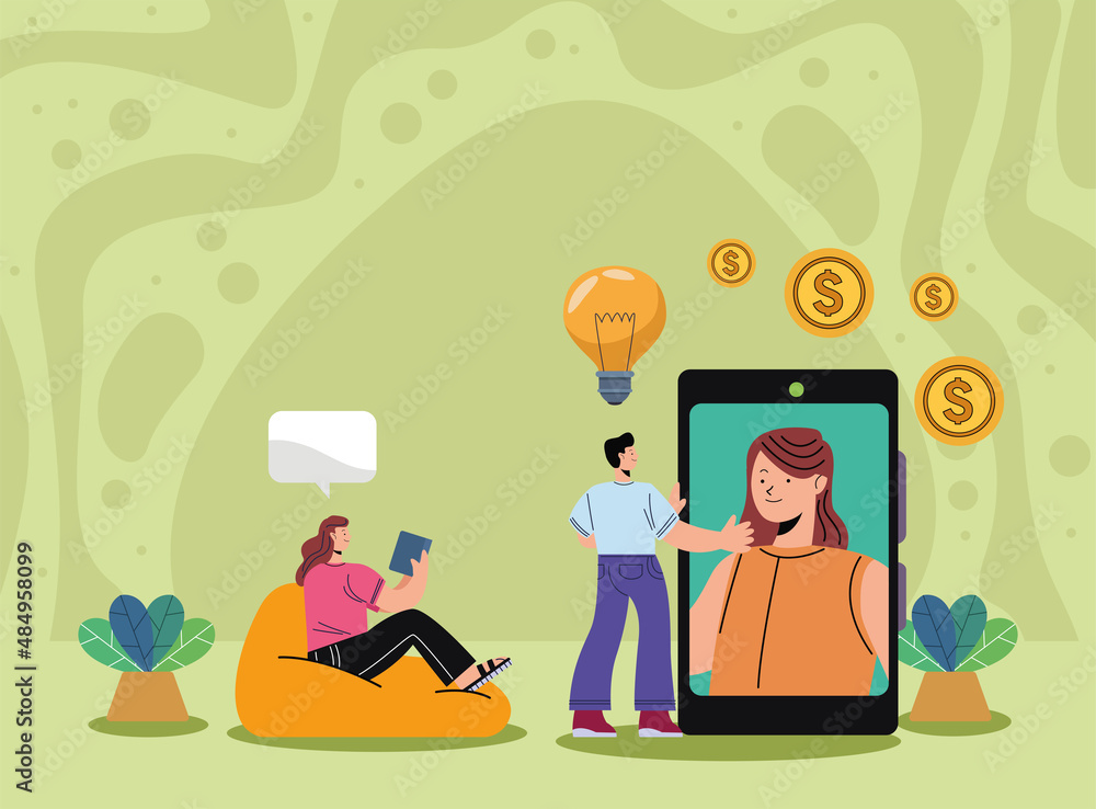 innovative people and smartphone innovative people and smartphone