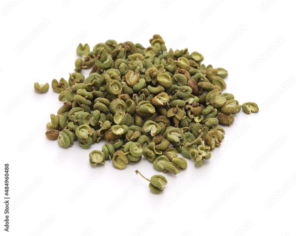 dried budo sansho pepper, aromatic spice that is indispensable for Japanese cuisine. dried budo sansho pepper, aromatic spice that is indispensable for Japanese cuisine.