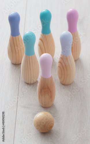 Bolos de Madera para niños