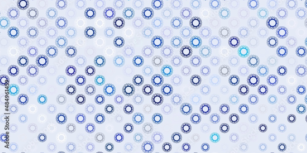 Dark pink, blue vector texture with disease symbols. Dark pink, blue vector texture with disease symbols.