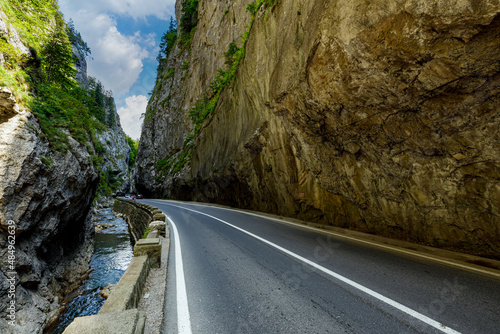 The Bicaz Canyon in Romania