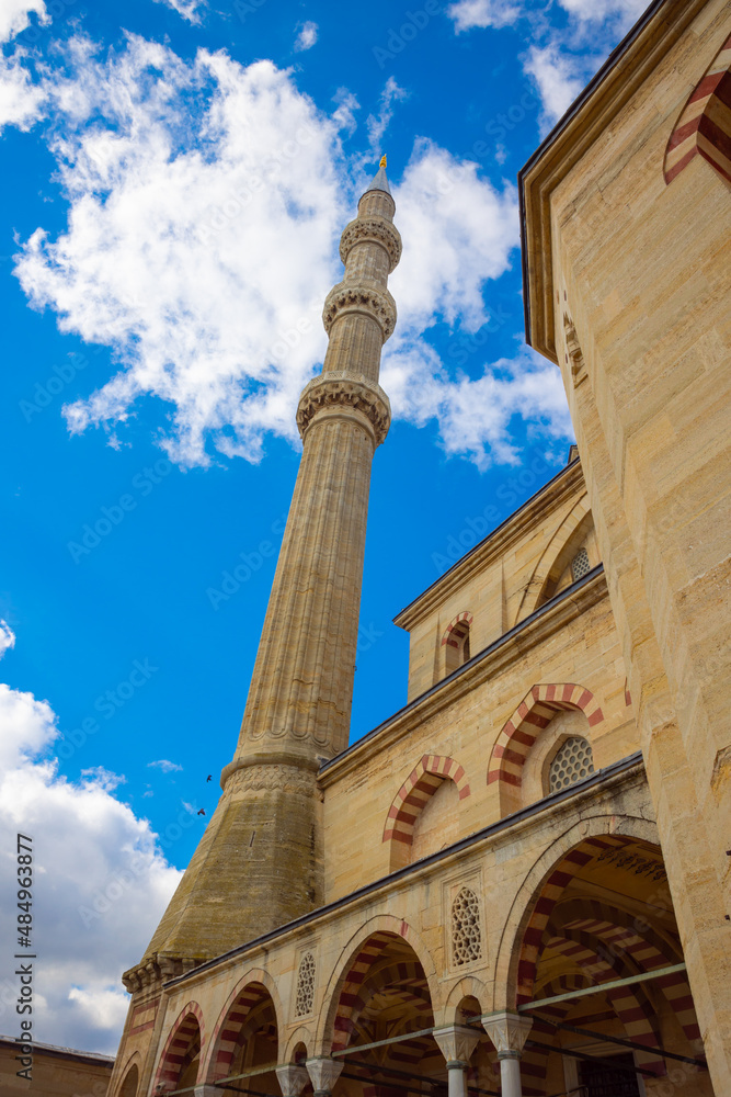 Selimiye Mosque. Minaret of Selimiye Mosque.