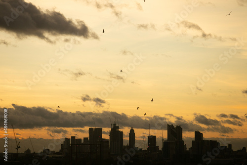 sunrise over the city © OVIDIU