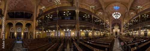 dohany big synagogue in  Budapest Hungary december 2021