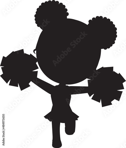 cheerleader silhouette