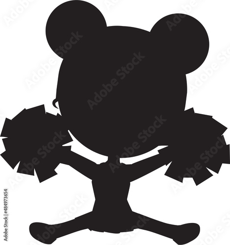 cheerleader silhouette
