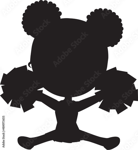cheerleader silhouette