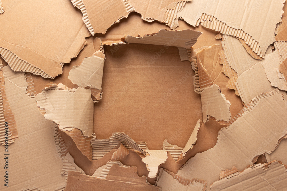 Cardboard torn paper background texture Stock Photo | Adobe Stock