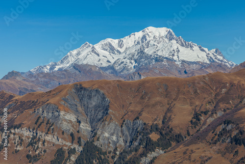 Vue Mont Blanc depuis Arêches © Stéphane Stroobant