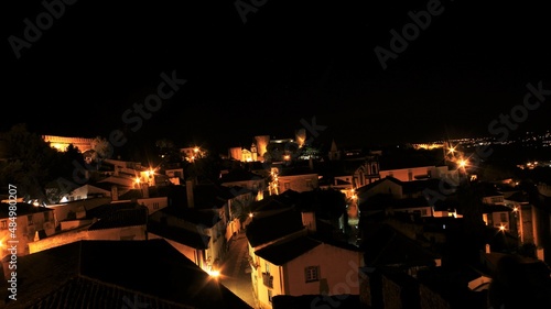 Town at night