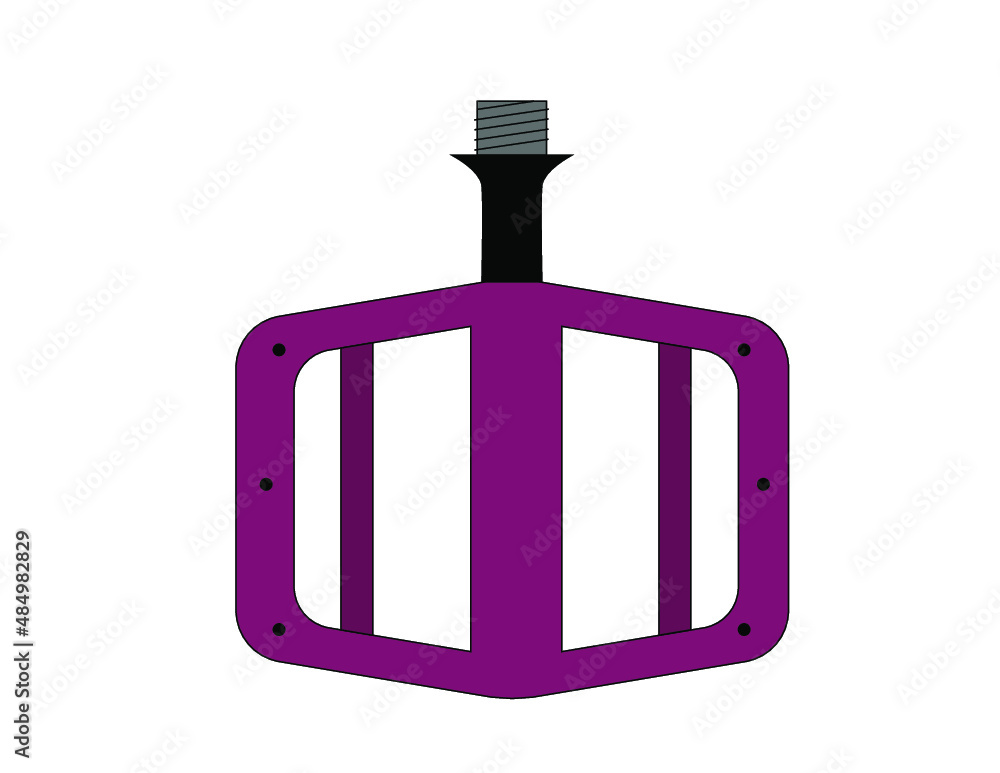 Obraz premium Mountain Bike Pedal