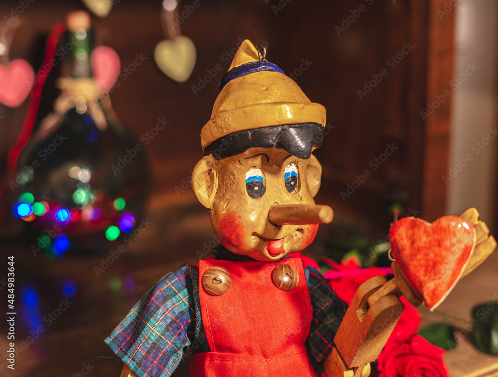 pinocchio wooden doll