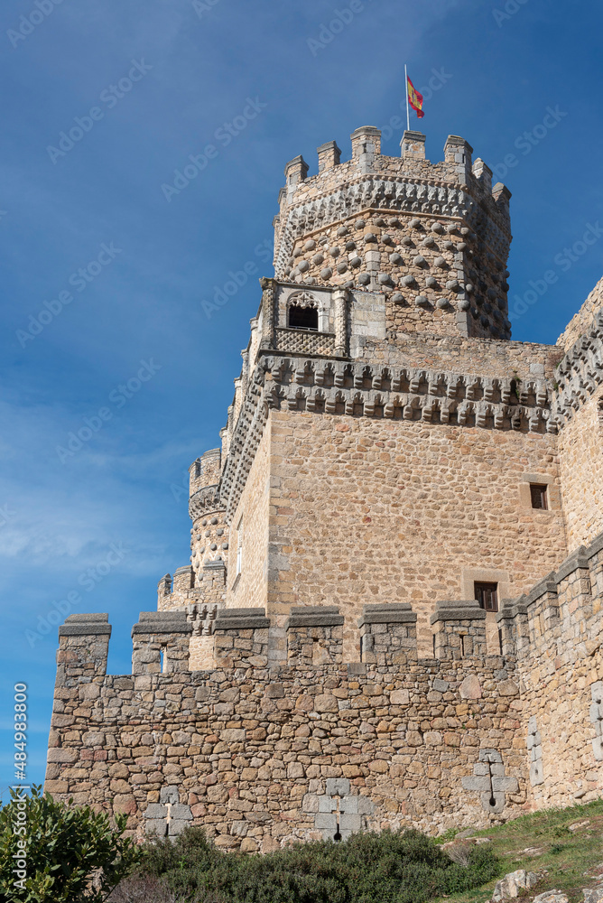New Castle of the Mendoza, The fortress-palace of the county of Real de Manzanares
