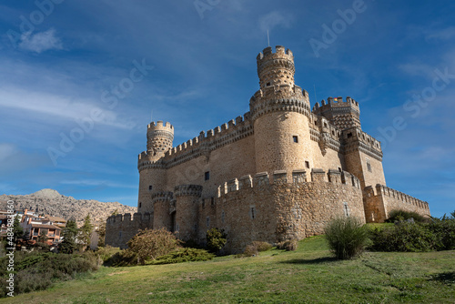 Fotografi New Castle of the Mendoza, The fortress-palace of the county of Real de Manzanar
