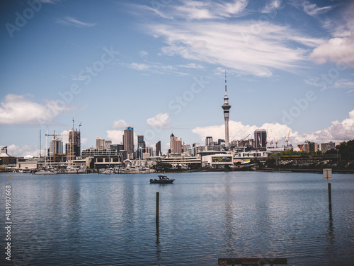 Panoramic view of Auckland, New Zealand