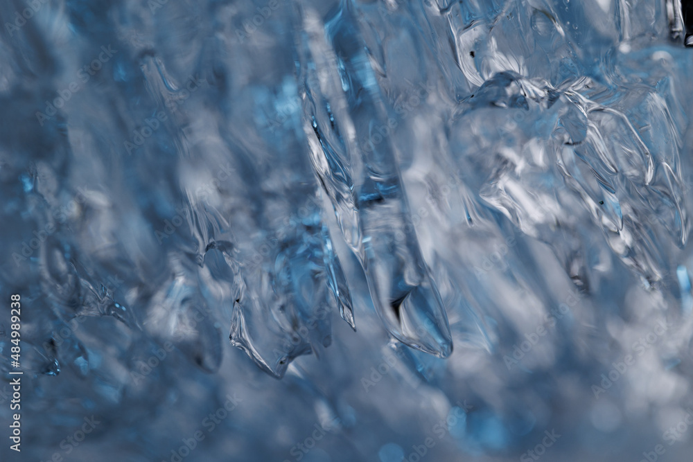 Obraz premium Ice closeup melting