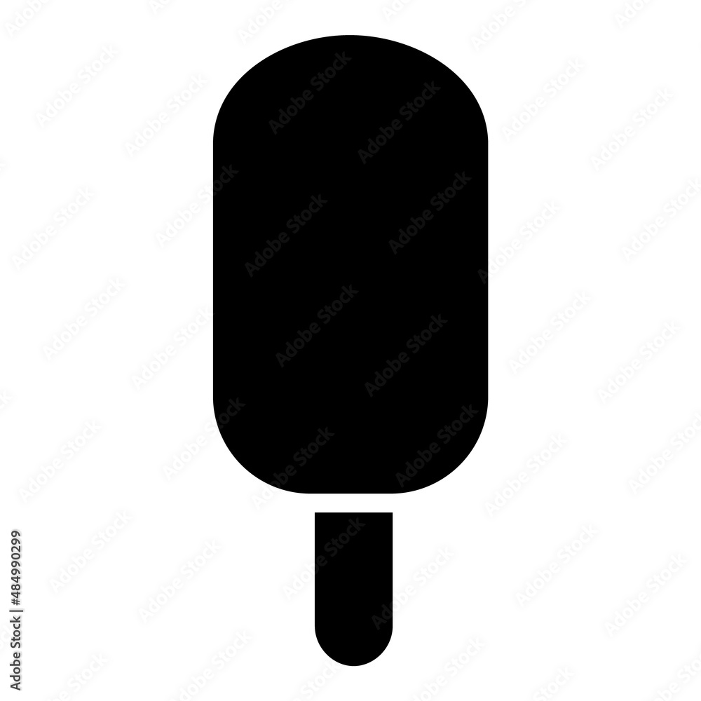 Icecream Flat Icon Isolated On White Background Icecream Flat Icon Isolated On White Background
