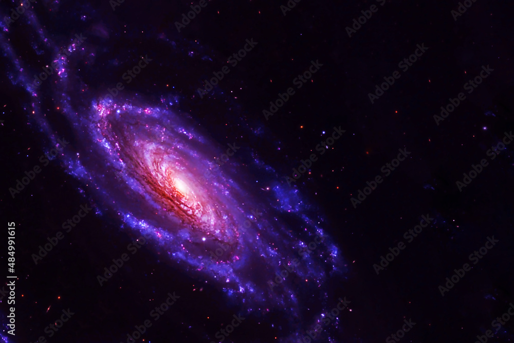 Galaxy, nebula on the background of stars. Elements of this image were furnished by NASA