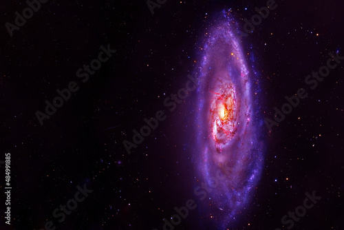 Fototapeta Naklejka Na Ścianę i Meble -  Galaxy, nebula on the background of stars. Elements of this image were furnished by NASA