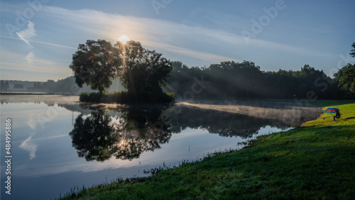 Fog over water